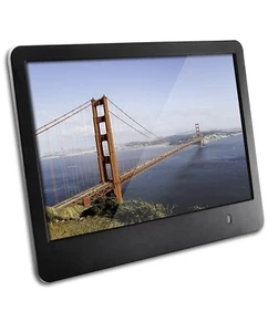 SXE 85003BK 7-3/4" HD Digitaler Bilderrahmen Bildanzeige Kalender/Uhr, Schwarz - Bild 1 von 5