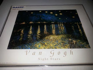 KLASSISCHER KUNSTDRUCK REF VAN GOGH HOHE STERNE 40 CM X 50 CM - Bild 1 von 1