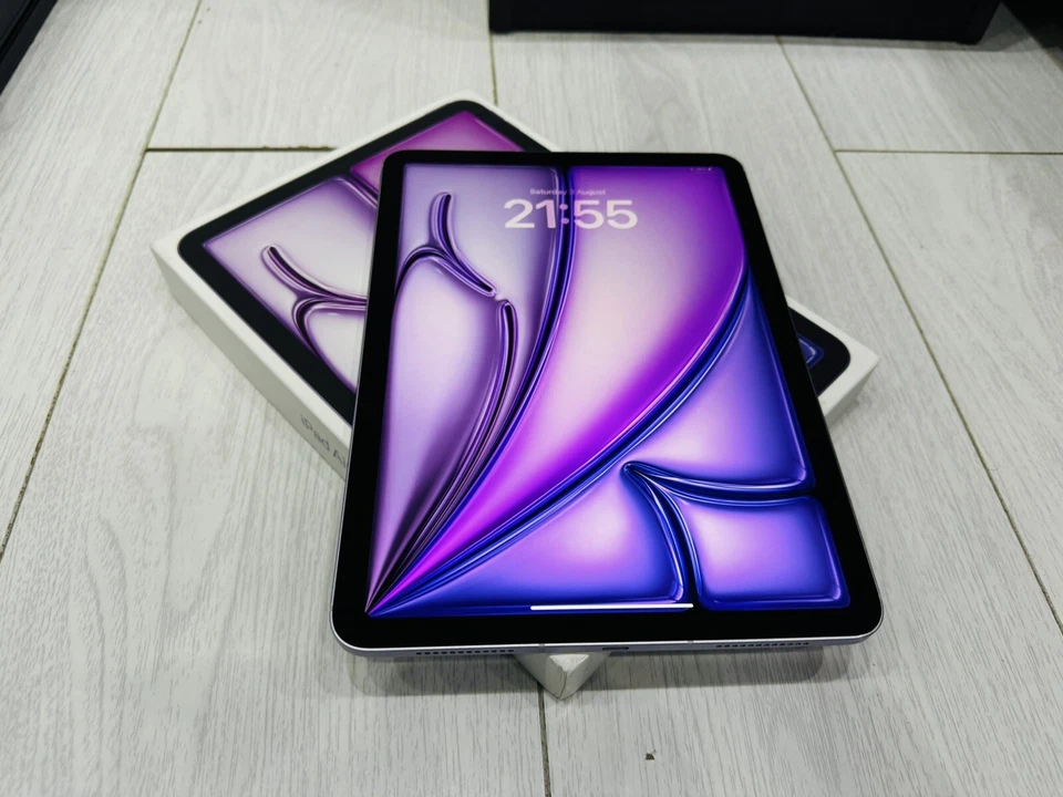 Apple iPad Air 11" 2024 M2 - 128GB WiFi & Cellular 5G - Unlocked - Purple - Image 1 of 4