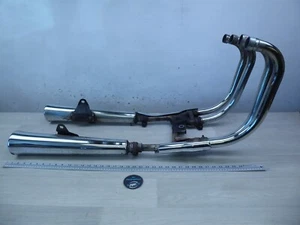 1983 Kawasaki KZ750 LTD K537) exhaust headers mufflers pipes assembly - Picture 1 of 12