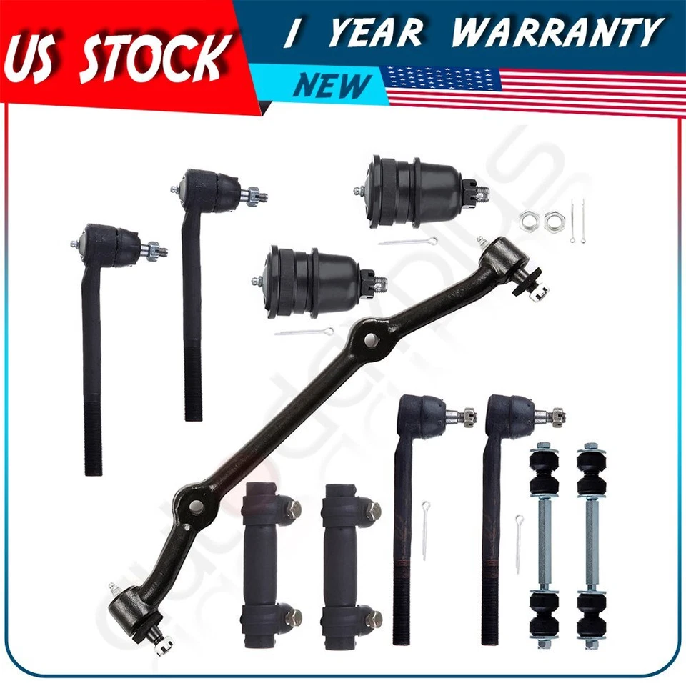 Para Chevrolet S10 1996-2004 11 piezas rótulas barra estabilizadora eslabón central extremo de varilla de amarre Foto 1 de 4