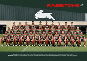 2025 SOUTH SYDNEY RABBITOHS NRL RUGBY TEAM POSTER,BEST BARGAIN,6 - Picture 1 of 1