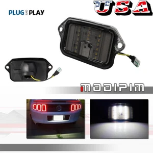 For 2005-2009 Ford Mustang Bright White Full LED License Plate Lights Lamps Kit - Picture 1 of 9