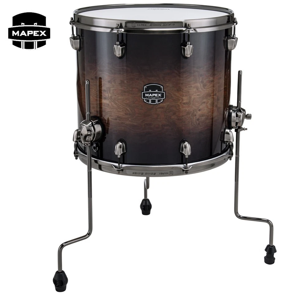 Mapex Saturn Evolution 14" X 14" Maple Floor Tom Exotic Night Forest SEF1414MBMZ - Image 1 of 1