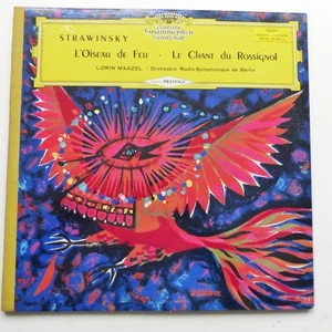 STRAVINSKY L oiseau de feu Chant du rossignol LORIN MAAZEL 138006 DGG TULIP - Picture 1 of 3