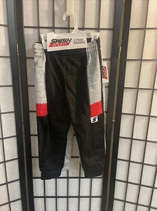 SWISH SPORT BOYS 2 PACK GRAY, BLACK & RED JOGGERS SIZE 5 NWT SKU A86 - Picture 1 of 2