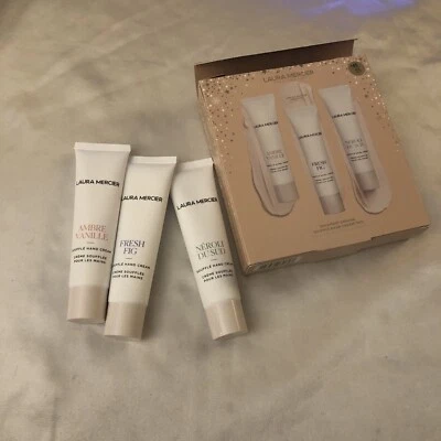 Laura Mercier Decadent Dreams Souffle  MINI Hand Cream Trio Sealed 30ml Each NIB - Image 1 of 4