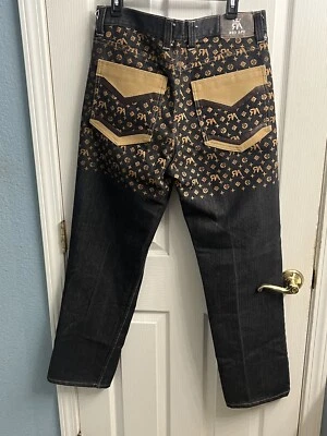 Pantalones de mezclilla Red Ape para hombre 34 x 32 Y2K ropa de calle patinador Foto 1 de 4