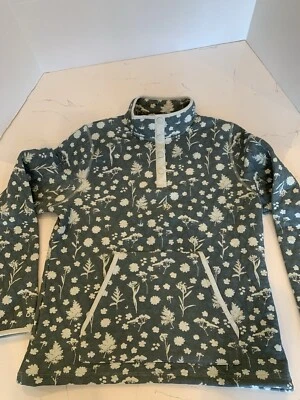 Camisa ORVIS Exterior Acolchada Estampado a Presión Para Mujer 100% Algodón Concha con Relleno Poliéster M Foto 1 de 4