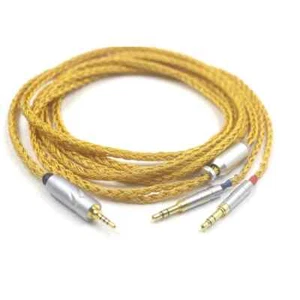 Cable para auriculares enchapado en oro de 24 k de 16 núcleos para Hifiman Sundara Ananda HE1000se HE6se - Imagen 1 de 23