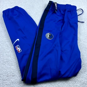 Dallas Mavericks NBA Authentics Nike Tear Away Pants Mens 3XL Extreme Tall Blue - Picture 1 of 10