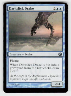 Scars of Mirrodin #30 Darkslick Drake - Image 1 of 2