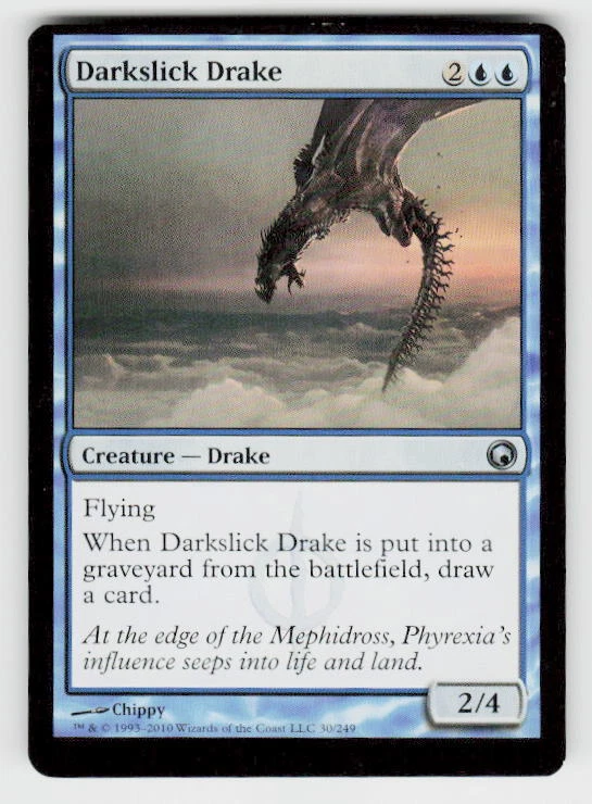 Scars of Mirrodin #30 Darkslick Drake - Image 1 of 2