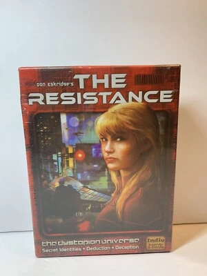THE RESISTANCE Dystopian Strategy Card Game Don Eskridge Indie - NEW, FAST SHIP - Image 1 of 4