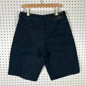 Pantalones Cortos Girbaud Azul Marino Talla 32 Hip Hop Pierna Ancha Sueltos Años 90 Lavado Oscuro Algodón Y2K - Imagen 1 de 6
