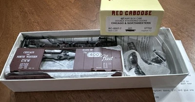 Red Caboose HO Kit #RC-8507-7 40’ AAR Box Car Chicago & North Western 57722 NY - Image 1 of 4
