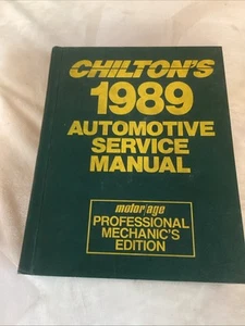 Chiltons 1989 Automotive Service Manual Professional Mechanic's Ed 1985-89 #7854 - Picture 1 of 8