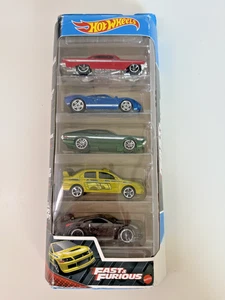 Hot Wheels Fast and Furious 5-Pack Damage Box Impala, GT 40, torino, Lancer, Ni - Picture 1 of 4