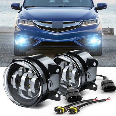 PAR Parachoques Delantero Lente Transparente Luz Antiniebla Lámpara de Conducción PARA ACURA ILX 2013-2018 Nuevo Foto 1 de 4