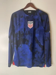 Nike Dri-Dit USMNT 2022 Long Sleeve Jersey Size Medium New W/O Tags - Picture 1 of 9