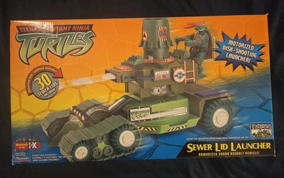 Lanzador de tapa de alcantarillado Teenage Mutant Ninja Turtles vehículo blindado 2004 Tmnt nuevo  Foto 1 de 4