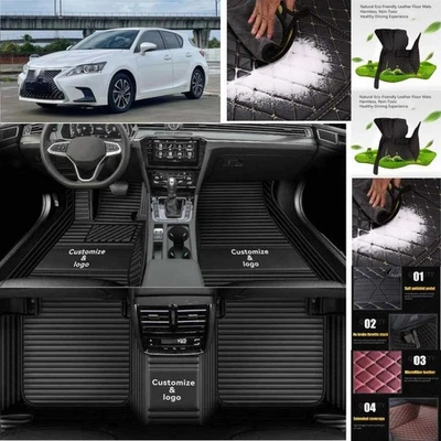 For Lexus CT 200h Car Floor Mats Luxury Waterproof Pads Liner Auto Rug - Image 1 of 4