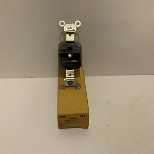 De colección Hubbell 5461 Receptáculo Único 3 Hilos 20a 250v Marrón - Nuevo de Lote Antiguo Hecho en EE. UU. - Imagen 1 de 8