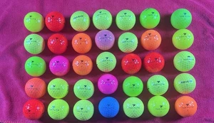35 Top Flite Mix Farbe 4A/5A (AAAA-AAAAA) Kugeln. Near Mint - Mint - Bild 1 von 2