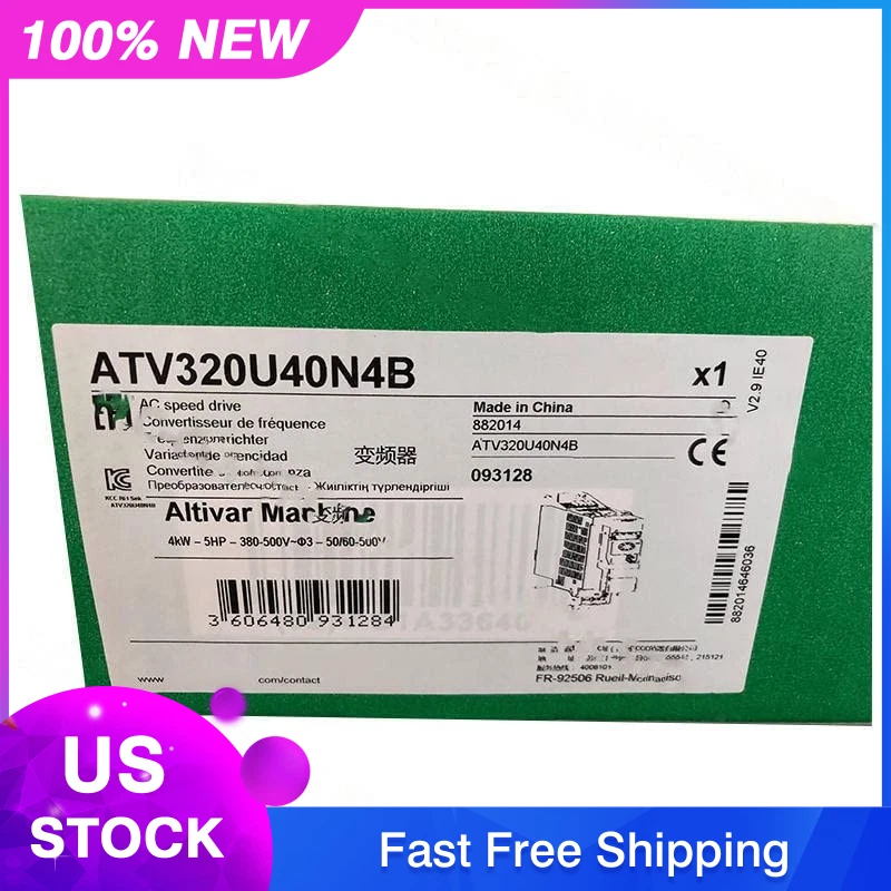 1PC Schneider ATV320U40N4B Inverter New In Box Fast Shipping