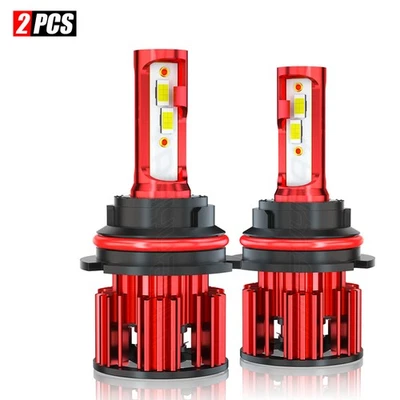 9007 Kit de Bombillas LED Faros 6000K Blanco Frío Luz Alta Baja Super Brillante Foto 1 de 4