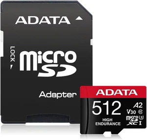 ADATA 512GB Micro SD Card SDXC Fast Class 10 PC Camera Drone Android Phone - Picture 1 of 2