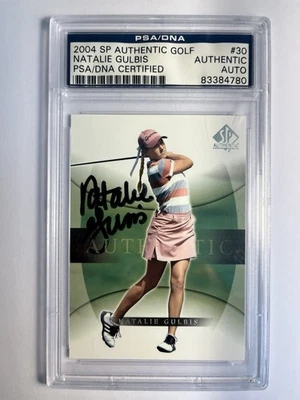 2004 UD SP Authentic Golf Natalie Gulbis #30 PSA/DNA Certified Authentic Auto‼️ - Image 1 of 2