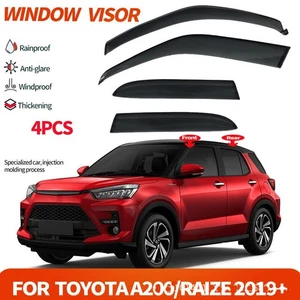 4piece Window Deflectors - Adhesive To Fit Toyota Raize GR 2019-2025 - Picture 1 of 6