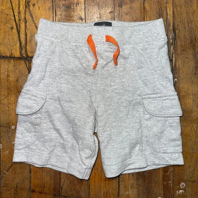 Pantalones Cortos Eddie Bauer Niños Talla 41 Gris Sólido Bolsillo Carga Cintura Elástica Cordón Foto 1 de 4