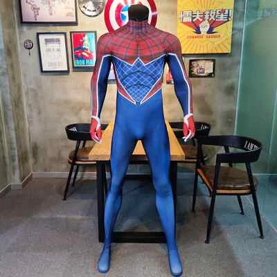 PS4 Spider-Punk Mono Spider-Man Disfraz Juegos con disfraces Traje para niños Adultos Foto 1 de 4