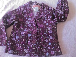 EUC gymboree romantic garden blazer coat floral wallpaper 4 dress jacket stunnin - Picture 1 of 4