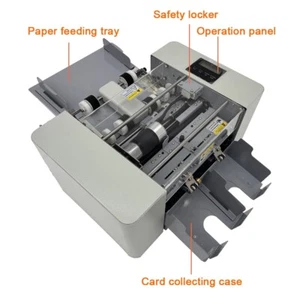 Máquina de corte de tarjetas de visita completamente automática Máquina cortadora de tarjetas A4 Cortadora de papel - Imagen 1 de 20