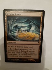Mtg. scrying sheets Coldsnap. rare. mint. (2)