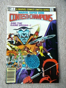 MARVEL SUPER HERO CONTEST of CHAMPIONS No. 2 JULY 1982 - THE GAME BEGINS - VF - Picture 1 of 2