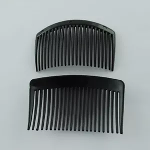 6 x BLACK Plastic Hair Combs Slides Wedding Hair Accessories 85x50mm (R017-1) - Picture 1 of 3
