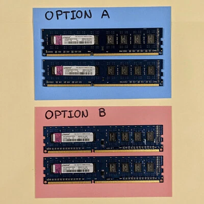 🔧 (×1) 1GB (o 2GB) DDR3 Kingston Memoria / RAM @1333MHz [PROBADO | PARA COMPUTADORAS DE ESCRITORIO] Foto 1 de 2
