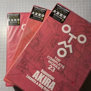 OTOMO COMPLETE WORKS VOL. 23, 24 and 25 AKIRA LAYOUTS & KEYFRAMES 1,2 & 3 - Picture 1 of 14