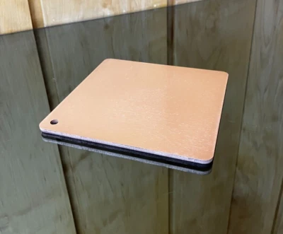 1/8” Thick Pure Copper Heat Diffuser 5” Square Stove Topper Defrost Plate - Image 1 of 4
