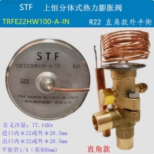 1PCS NEW FIT FOR Valvola di espansione termica TRFE22HW100-A-IN R22 77,44KW - Foto 1 di 4