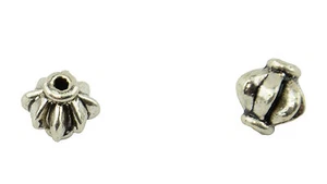 25 pcs Puffed Style Metal Spacer 8mm Jewellery DIY Making Beading Spacer Beads - Picture 1 of 1
