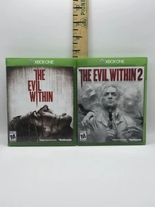 LOT OF 2 The Evil Within 1 & 2 - Xbox One Complete With Manual One. No Book On 2 - Picture 1 of 12