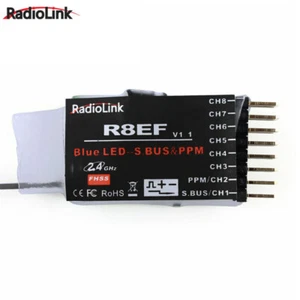 Radiolink R8EF 2.4G 8CH Receiver FHSS for T8FB Transmitter - Picture 1 of 6