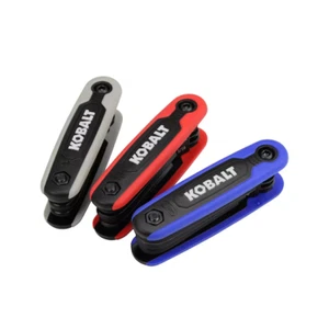 NEW KOBALT FOLDING 25 PIECE SAE METRIC HEX KEY TOOL SET TORX MODEL #KHK06 498862 - Picture 1 of 9