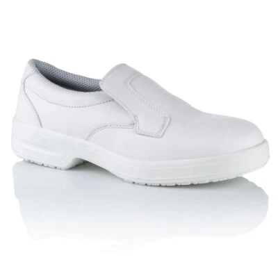 Safeway Slipper P301 Arbeitsschuhe Küchenschuhe ohne Schutzkappe weiß