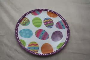amscan Melamine Easter Tray Easter Egg Happy Easter 13.5" diameter NWT - Picture 1 of 6